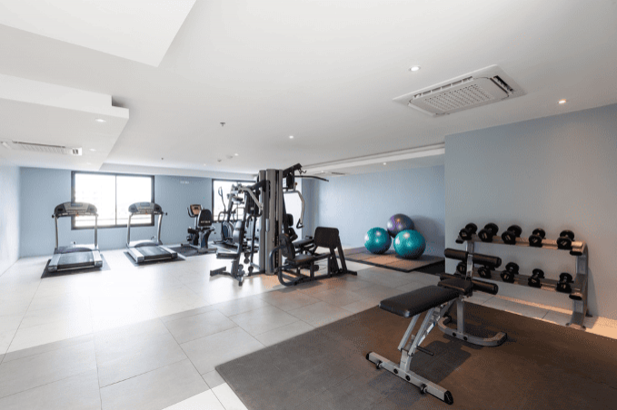 body fit room in Patong, fitness hotel in Phuket, hotel gym Patong